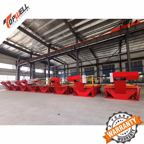 건설 및 광산 현장을 위한 휠 세척 시스템.